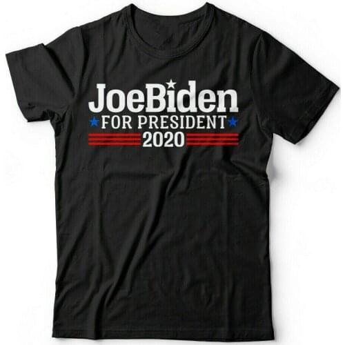 Joe Biden for President 2020 Elections T-Shirt Support Democratic Voters Summer Cotton Short Sleeve O-Neck Unisex T Shirt New