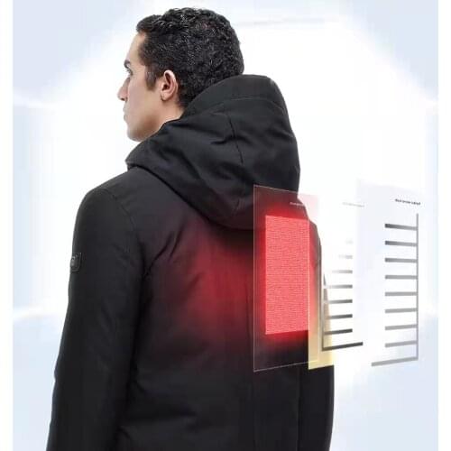 SUPIELD Electric Heated Jacket Men Women Winter Outdoor Waterproof USB Heating Down Jacket Clothing Camping Coat Xiaomi Youpin