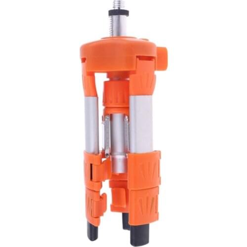 Lightweight Portable Adjustable Aluminum Plastic Fixed Tripod with Bubble Level for Travel Work