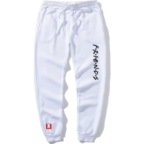 Hot selling mens letter printed FRIEND sweatpants men and women hip hop fashion new sports pants youth trend casual pants