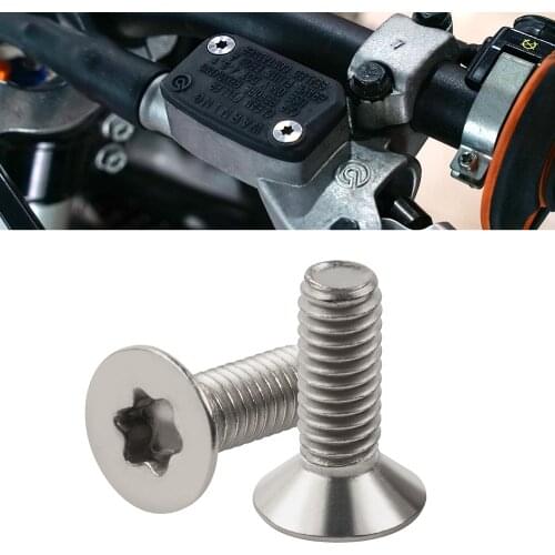 M4*12 Front Brake Reservoir Cover Screws For KTM EXC SX SX-F XC XC-F EXC-F 125-530 Suzuki RM80 85 125 250 RMZ RMX 250 DR250R