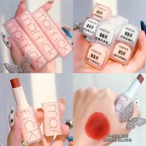 Matte Lipstick Sexy Lip Color Waterproof Long Lasting Lip Stick Matte Nude Lip Gloss Moisturizer Lip Tint Cosmetic Lip Makeup