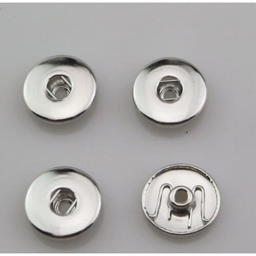 Fashion Metal Diy Copper 18mm Snap Button Cap Accessories Brass Diy Interchangeable Snap Jewelry Findings