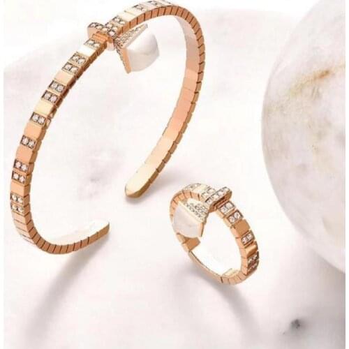 Jankelly Gold-Color 2pcs Bridal Zirconia Jewelry Sets For Women Party, Luxury Dubai Nigeria CZ Crystal Wedding Jewelry Sets