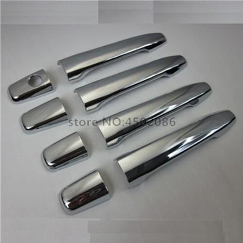 ABS Chrome Door Handle Cover trim for 2010-2014 Mitsubishi Lancer/Lancer X/Lancer Evo Car styling