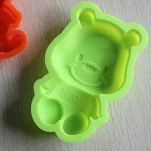 Wholesale/retail,free shipping,1 PCS silicone bear cake mould