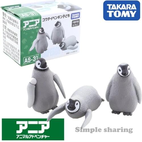 Takara Tomy Tomica Ania Animal Adventure Emperor Penguin Puppet As 31 Educational Toys Hot Baby Bauble Antarctic Pengu Mould