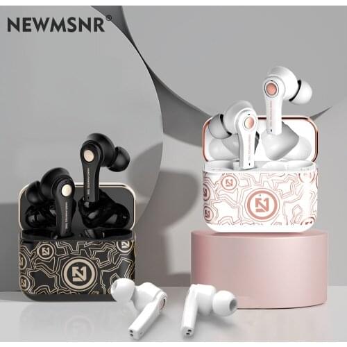 Newmsnr Hi-Fi Sound Wireless Earphones Bluetooth5.0 Built-in Mic Bluetooth Earphone Original Headphones Earbuds Sport Headset