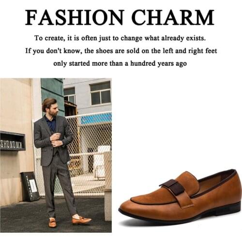 MEIJIANA Men Wedding Party Dress Shoes Mens Banquet Loafers Genuine Patent Leather And Suede Leather Patchwork Loafers Men