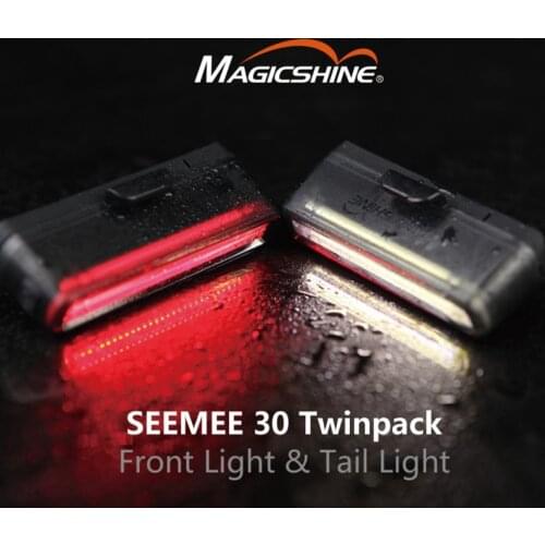 Magicshine SEEMEE 30 COMBO LED Bike Front Light and Rear Light Bicycle Smart Auto Brake Sensing Light IPx6 Waterproof