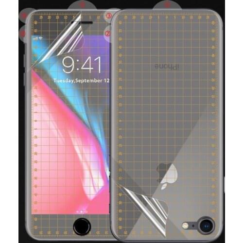 VNSTRIP front+back 3D full cover solution anti-shock anti-scratch Curved Edge TPU soft film For iPhone 8 Screen Protector