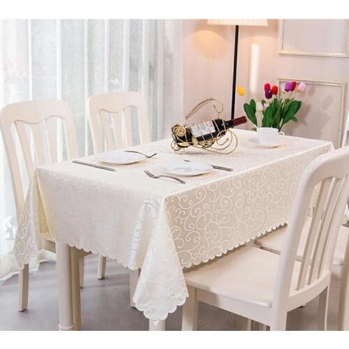 -YRYIE- Jacquard Tablecloths On The Table