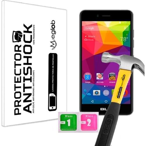 Protector de Pantalla Anti-Shock Anti-Golpe Anti-arañazos Compatible con Blu Studio G HD