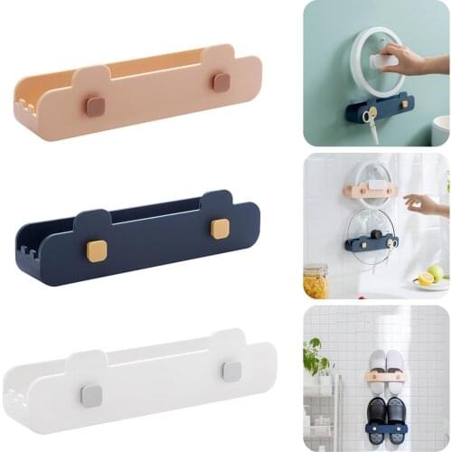 1Pc Storage Rack Hanging Pot Lid Rack Pan Cover Holder Cupboard Shelf Shoes Shelf Household Wall Mounted Kitchen Cooking Utensil