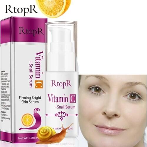 1pcs 20ml Hyaluronic Acid Vitamin c Serum Anti-Aging Shrink Pore Whitening Moisturizing Essence Oil Control Face Serum