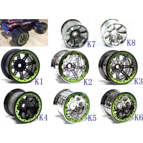 1/8 3.8" Over size truck Beadlock Wheels fit PROLINE 40 Series Tires 2pcs