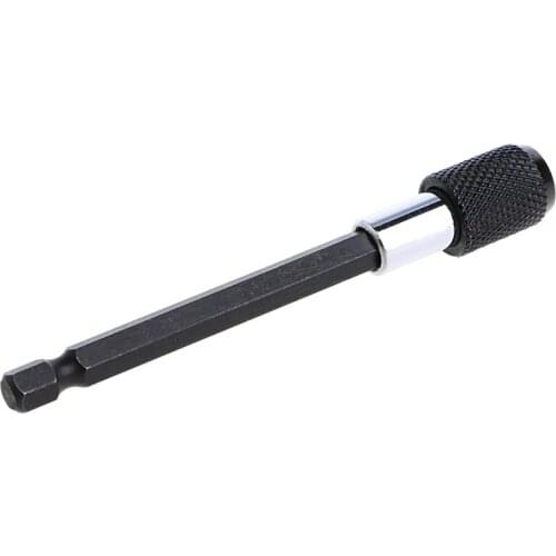 3 Pcs 1/4'' Hex Quick Release Screwdriver Bit Holder Extension Bar 60-150mm Q0KA