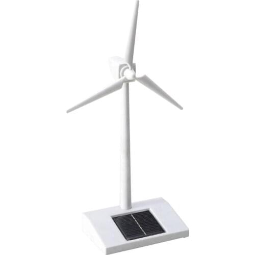 Solar Powered 3D Windmill Assembled Model Education Fun Kids Toy Childrens Educational Model Making Toys Hobby Building Blocks