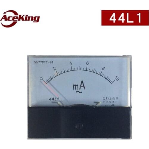 44l1 Ma ammeter 10mA ammeter 50mA AC 100mA pointer ammeter 44l1-a 80x100mm