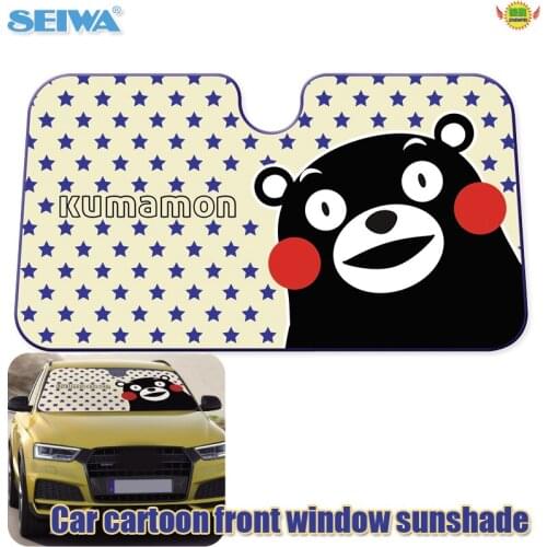 Car accessories cut cartoon front rear thicker Window Sunshade Cover Visor Shield Screen Solar Protection sun block sun shade