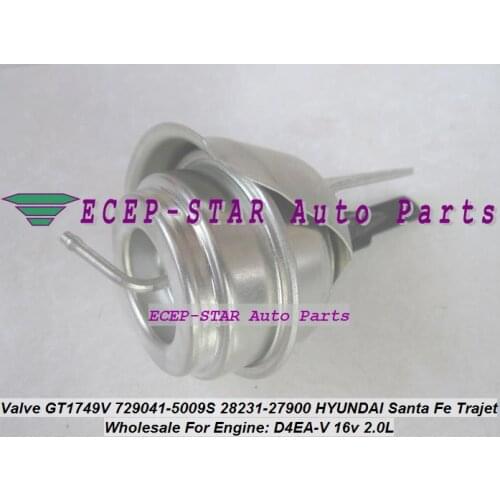 Free Ship Turbo Wastegate Actuator GT1749V 729041 729041-5009S 28231-27900 For HYUNDAI Trajet Santa Fe CRDI 03-05 D4EA-V 2.0L