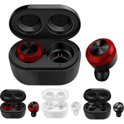 1Pc 2.4G-2.48GHz TWS A6 Bluetooth 5.0 Wirless Waterproof Earbuds In-ear 4D Stereo Sound Earphones with Mic Charger