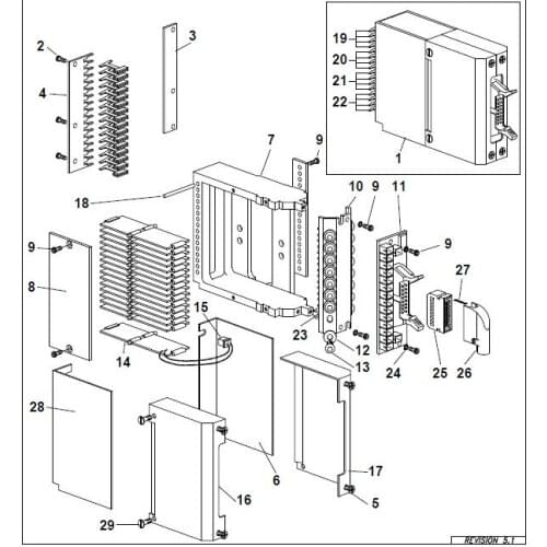 Santoni Seamless Machine SM8-TOP2 Use WAC Actuators Female Connector 0378513