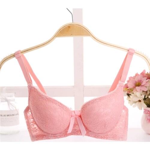 Women Push Up Bra Vs Underwear Push Up Bra Lace Cross Women Push Up Bra Women Push Up Bra B Cup 3/4 Cup Seamless Minimizer