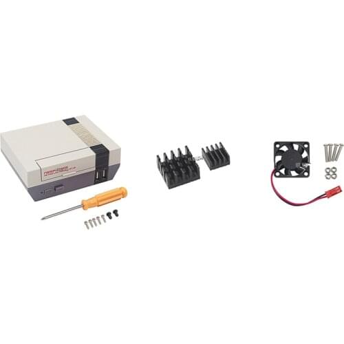 For Retroflag NESPi Case with Cooling Fan Heatsink screw tools for Raspberry Pi 2 / 3 / B+ Console shell box