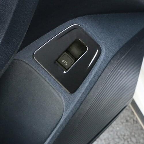 For Tiguan L 2017 2018 2019 2020 Car Tail Door Button Cover Sticker decoration Rear Door Switch Cover Trim accessories