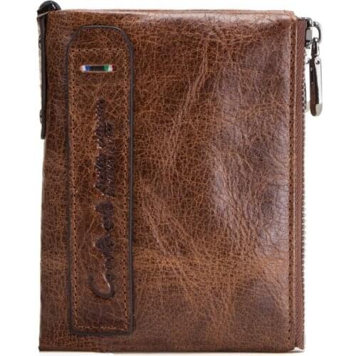 High quality brand Coin Bag Zipper Wallet Women Genuine Leather Wallets Purse Fashion Short Purse With Credit Card Holder