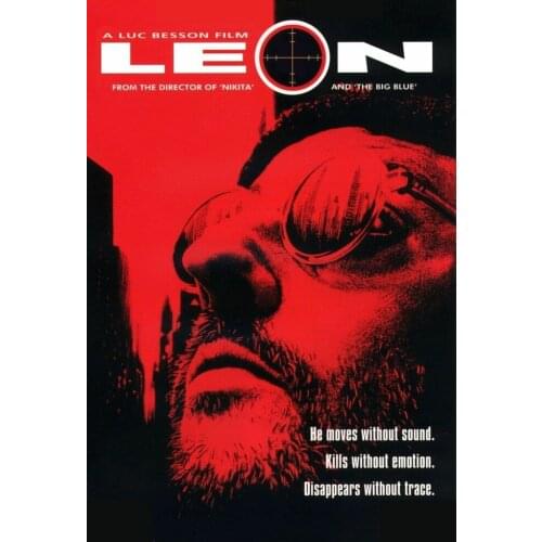LEON THE PROFESSIONAL FILM MOVIE METAL TIN SIGN POSTER WALL PLAQUE