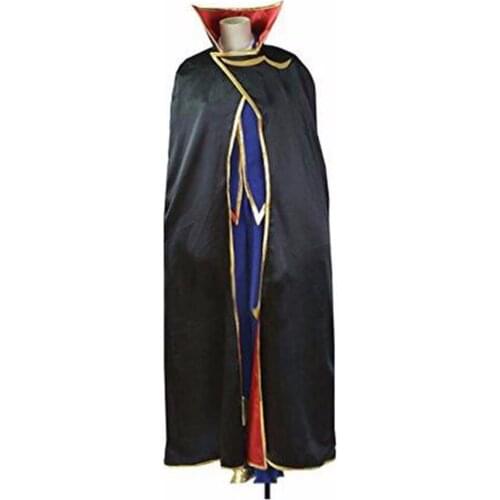 2018 Code Geass Cosplay Lelouch of the Rebellion Zero Cosplay Purple Mens Code Geass Cosplay Costume