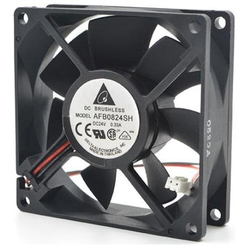 Original AFB0824SH 8025 0.33A 8CM 24V large wind speed measuring double ball inverter fan
