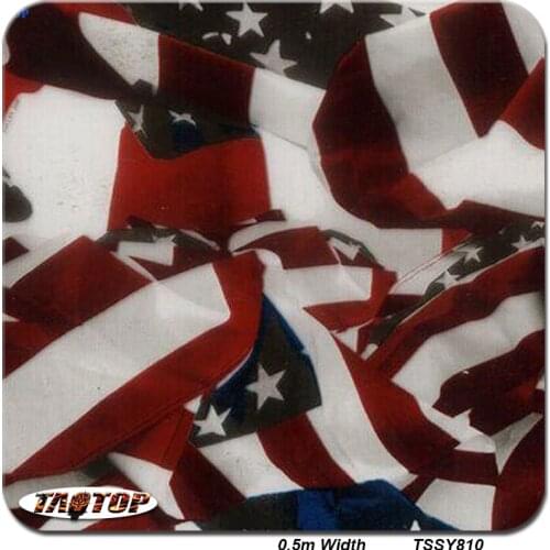 TSDY810 Flag Pattern 5 Square 0.5m Width Printing Hydrographics Film Liquid Film Transfer Water Transfer Printing Film