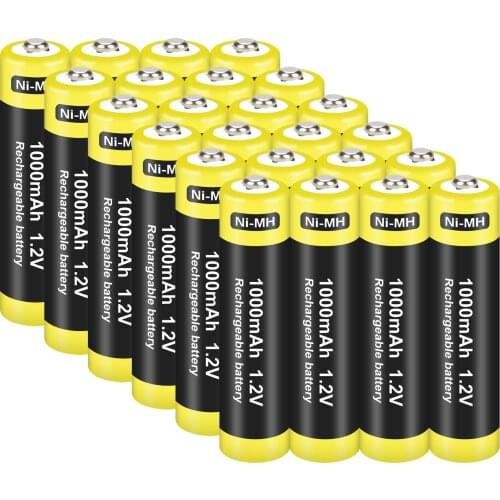 High-Capacity 1000mAh AAA Ni-MH Rechargeable Battery