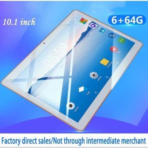 10.1 Inch Tablet 3G Computer Ips Screen Wireless WiFi memory 1+16GB GPS Android system Gps Android Tablet US Plug White