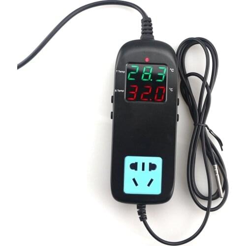EU MH2000 AC 220V Intelligent Temperature Controller Heating And Cooling Control Microcomputer Thermostat Fish Tank Aquaruim