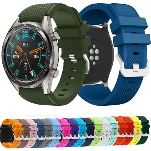 For GT2 Strap Silicone Watchband For Huawei Watch GT 2 42mm 46mm /GT 2e /HONOR Magic 2 Sport Bracelet 20mm 22MM Wristband Correa