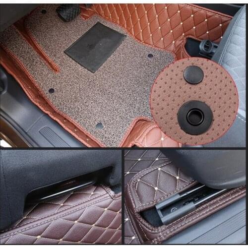 3D Luxury Slush Floor Mats Foot Pad Mat For 16-18 VW Volkswagen TIGUAN 2016 2017 2018