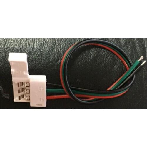 [Seven Neon]Free shipping 50pcs 15cm led strip connectors for 3pin 10mm FPBC board two colors led smd strip connector cable