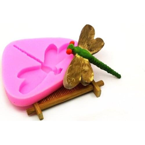 Dragonfly Shape Cake Silicone Mold Cake Decorations Silicone Cake Mold Cake Decorating Baking Tools Lace Mat LH12