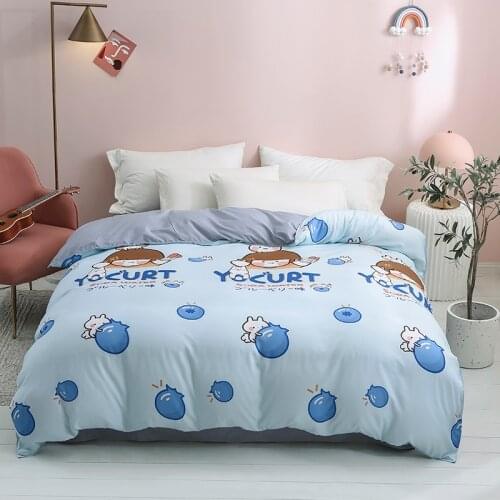 Blue Bedding set，220x240 Duvet Cover With Pillowcase, 135x200 Child Quilt Covers , Cartoon Blanket Cover,king Size Bed Set,2020