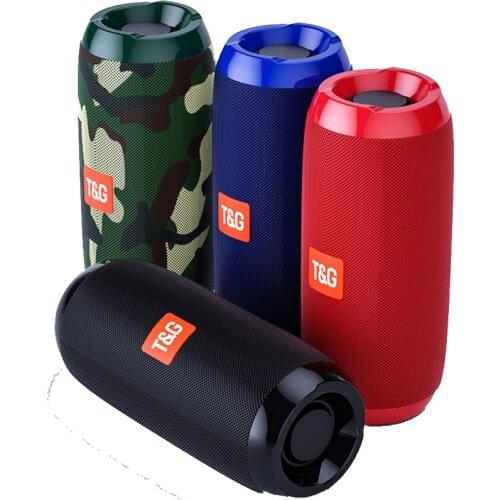 TG117 Wireless Bluetooth Speaker Column Portable Speaker Altavoz Bluetooth Soundbox 10W Outdoor with TF Card FM Radio for MIC