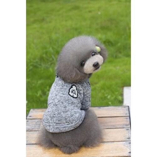 Korea Turndown Collar Pet Dog Jumpsuits Clothes From S to XXL Drop Shipping Cute Dog Coat Dogs Clothes