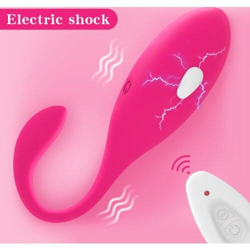Vibrating Egg Vibrator Wireless Remote G- Spot Massager Clitoral Electric Shock Stimulator Kegel Ball Ben Wa Sex Toys For Couple