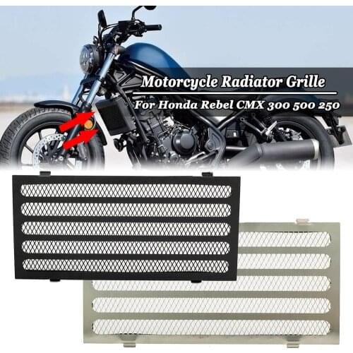 For HONDA Rebel CMX300 CMX500 CMX 300 500 Rebel 250 Rebel250 Motorcycle Radiator Cooler Protection Grille Guard Cover 2017-2021