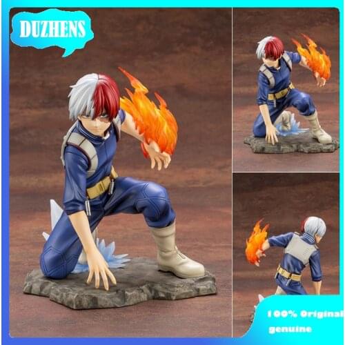 100% Original genuine My Hero Academia Todoroki Shoto PVC Action Figure Anime Figure Model Toys Figure Collection Doll Gift