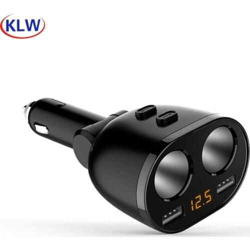 5V 3.6A Dual USB Car Charger 80W Cigarette Lighter Socket Power Adapter for Samsung Galaxy s8 iPhone 7 8 X Phone Charger