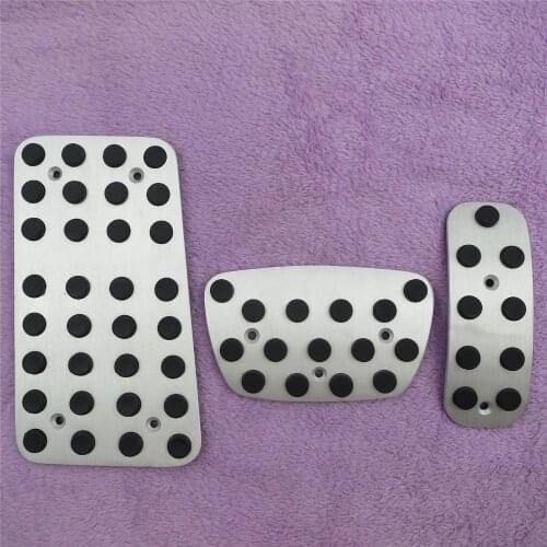 DEE Car Accessories For Toyota Camry AT Auto Gas Accelerator Brake Footrest Pedal Pedales Stickers Styling Plates Pad covers